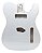 Corpo MXP guitarra telecaster em ASH cor branca com friso BK - Imagem 4