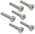 6 Parafuso INOX M2.5x12mm Rosca Maquina  Pan MXP - Imagem 1