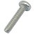 6 Parafuso INOX M2.5x12mm Rosca Maquina  Pan MXP - Imagem 5
