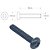 2 Parafuso PRETO Captador HUMBUCKER guitarra 3X16 MXP - Imagem 2