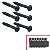 6 Parafuso PRETO de Fixar PONTE guitarra Strato 3,5X25 MXP - Imagem 1