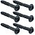 6 Parafuso PRETO de Fixar PONTE guitarra Strato 3,5X25 MXP - Imagem 1