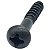 6 Parafuso PRETO de Fixar PONTE guitarra Strato 3,5X25 MXP - Imagem 3