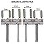 10 Parafuso INOX altura Saddle carrinho BAIXO 10mm 12mm MXP - Imagem 1