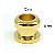 KIT 2 Roldana dourada compativel para straplock guitarra - Imagem 2