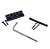 Trava guitarra lock nut Preto 43mm Dolphin - Imagem 1