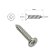 12 Parafuso INOX 3,5mm X19mm cabeça chata MXP - Imagem 2