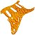 Escudo para guitarra stratocaster x100 3sgl quilted amarelo - Imagem 4
