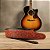 Correia Luxo 8cm Couro Floral vermelha Guitarra / Baixo CCF - Imagem 2