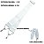 KIT 4 Talabarte ALÇA Correia 5cm 2 ganhos CT5F2 BRANCO - Imagem 2