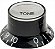 Knob TONE Guitarra SG Preto DOLHIN - Imagem 1