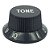 Knob Plástico de TONE Guitarra Strato Preto DOLHIN - Imagem 4