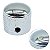 Knob guitarra metal DOME Cromado indicador bolinha MXP - Imagem 1