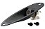 Jack Plate Canoa guitarra Strato PRETO parafuso MXP ST100BK - Imagem 6