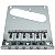 Ponte guitarra telecaster com 6 saddles Cromada MXP - Imagem 8