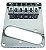 Ponte guitarra telecaster com 6 saddles Cromada MXP - Imagem 4