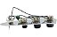 Kit control plate eletrica baixo Jazz Bass completa pots MXP - Imagem 5