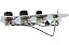 Kit control plate eletrica baixo Jazz Bass completa pots MXP - Imagem 7