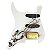 Escudo completo guitarra Strato HSS captador Branco MXP kit - Imagem 4