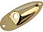Jack Plate Canoa Dourada para Guitarra Strato Dolphin - Imagem 4