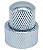 Knob Duplo Fino Metal CONCENTRICO LONGO Cromado DOLPHIN - Imagem 3