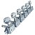 Tarraxa Guitarra 6 Linha Cromada J55S KLUSON Spirit KOREA - Imagem 8