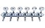 Tarraxa Guitarra 6 Linha Cromada J55S KLUSON Spirit KOREA - Imagem 3