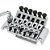 Ponte Tremolo Guitarra Cromada Floyd Rose FRT20 Spirit KOREA - Imagem 1