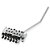Ponte Tremolo Guitarra Cromada Floyd Rose FRT20 Spirit KOREA - Imagem 6