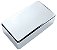 Capa Cover Humbucker Captador Guitarra LPCD Cromada Spirit - Imagem 1