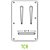 Tampa Traseira Guitarra MINT GREEN TCR escudo Spirit - Imagem 2