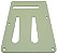 Tampa Traseira Guitarra MINT GREEN TCR escudo Spirit - Imagem 7