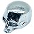 Knob Metal Caveira SKULL5 Cromado Guitarra Spirit KOREA - Imagem 1