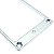 Moldura Captador Humbucker Cromada MT90 Aço - Imagem 3