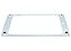 Moldura Captador Humbucker Cromada MT90 Aço - Imagem 4