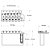 Ponte Tremolo Big Block Guitarra Strato ST40N Dourada KOREA - Imagem 2