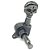Tarraxa Guitarra 6 Linha Caveira SKULL J07SKL BK Spirit KOREA - Imagem 4