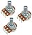 KIT ELETRICA strato MXP 3 pot 250k chave WH fio jack - Imagem 2