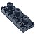 Trava guitarra lock nut Preto 43mm completo MXP - Imagem 7