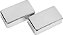 2 Capa Captador HUMBUCKER Cromado MXP STPS80 - Imagem 1