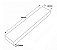 Rastilho OSSO 3,2x12x60 mm cavaco peça bruta para moldar - Imagem 2