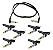 Kit De Cabos Ebs Deluxe Flat Patch 10cm (6und) 58cm (1und) - Imagem 1