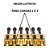 Carrinho saddle S23 dourado guitarra tremolo ponte Floyd - Imagem 2