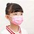 25 Máscaras Cirúrgicas Infantis Rosa Descartável Tripla Cama - Imagem 6