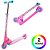 Patinete Infantil Rosa Rodas Com Luzes de Led BBR Toys B0004 - Imagem 1