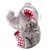 Mini Bichinho Elefante de Pelúcia Cinza e Rosa BBR Toys - Imagem 4