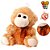Mini Bichinho Macaco de Pelúcia Marrom BBR Toys - Imagem 1