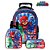 Kit Mochila Escolar Infantil PJ Masks De Rodinhas Azul - Imagem 1