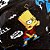 Mochila Escolar Juvenil do Bart Simpsons Preta De Costas - Imagem 2
