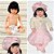 Boneca Reborn Ellen Rosa Feita Em Silicone Cegonha Dolls - Imagem 1